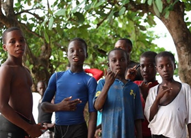W4C kids liberia